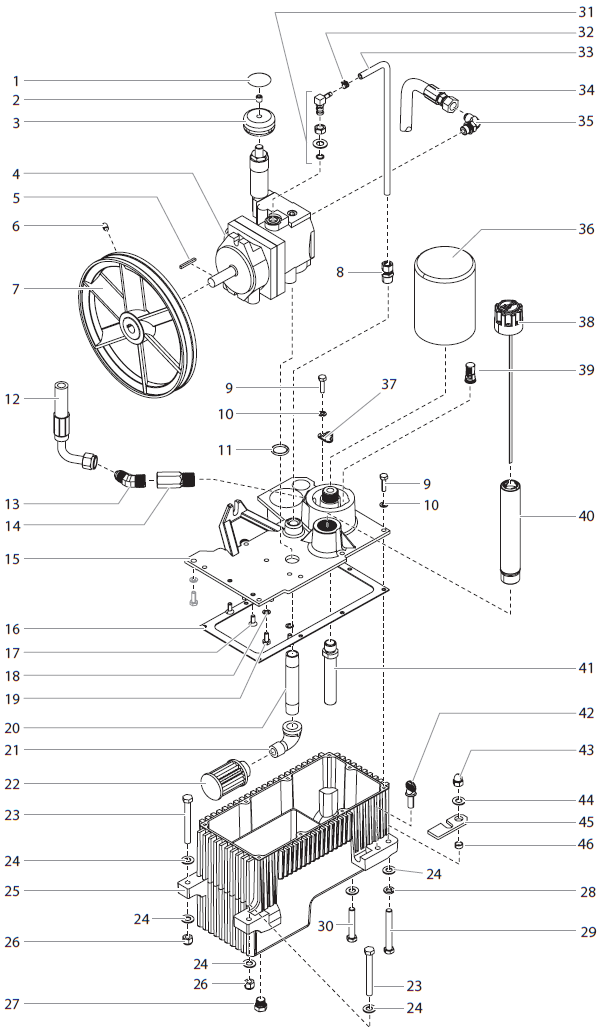PowrTwin 12000 Plus DI Hydraulic System Parts PowrTwin 12000 Plus DI Hydraulic System Parts